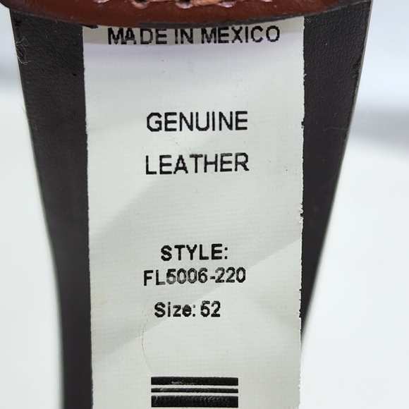 Florsheim Men's Carmine Genuine Leather Belt - Picture 5 of 6